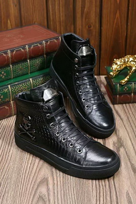 PhiliPP Plein High-Top Fashion Men Shoes--042